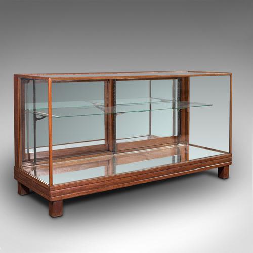 Antique Haberdasher's Display Cabinet, English, Mahogany, Showcase, Edwardian (1 of 12)