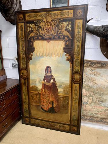 Huge 19th Century French Oil on Canvas Portrait (1 of 10) Huge 19th Century French Oil on Canvas Portrait (1 of 10)