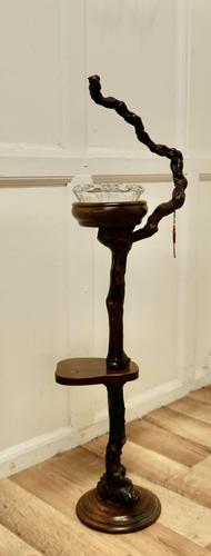 Tall Floor Standing Brier Ash Tray by Philippe Fulon (1 of 5) Tall Floor Standing Brier Ash Tray by Philippe Fulon (1 of 5)