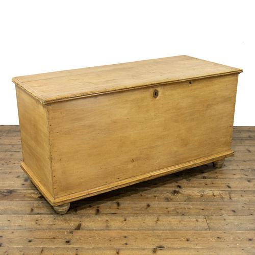 Victorian Antique Pine Trunk / Blanket Box (1 of 14)