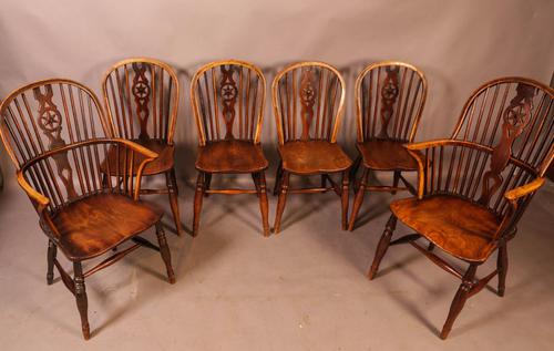 Set of 6 Kitchen Windsor Chairs Ash & Elm Thames Valley (1 of 21) Set of 6 Kitchen Windsor Chairs Ash & Elm Thames Valley (1 of 21)