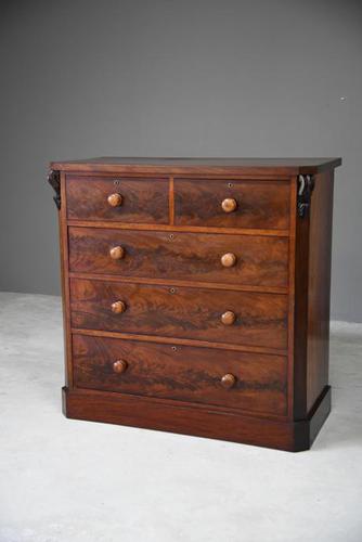 Antique Victorian Mahogany Chest of Drawers 228443 (1 of 12)