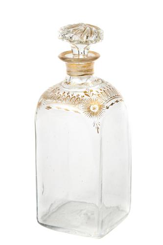 Unusual Antique Gilt Decorated Decanter (1 of 5)