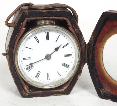 Extremely Rare Miniature Carriage Clock Round Silver Case with Original Case & Platform (1 of 15) Extremely Rare Miniature Carriage Clock Round Silver Case with Original Case & Platform (1 of 15)