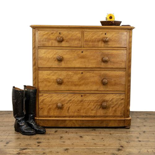 Antique Satinwood Chest of Drawers (1 of 11)