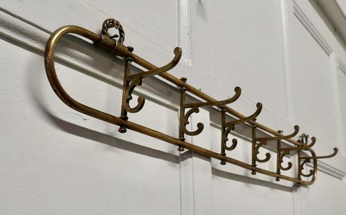 Nautical Brass Folding Coat Hook Rack from a Yacht (1 of 9) Nautical Brass Folding Coat Hook Rack from a Yacht (1 of 9)