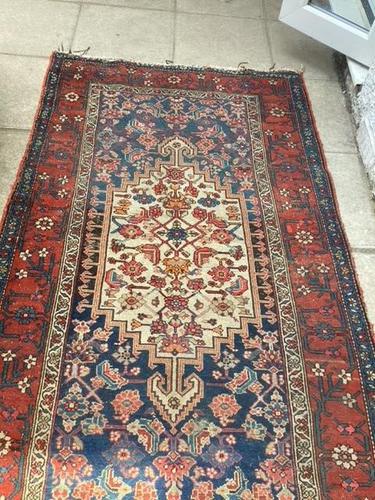 Vintage Handmade Persian Geometric Floral Print Rug (1 of 11)