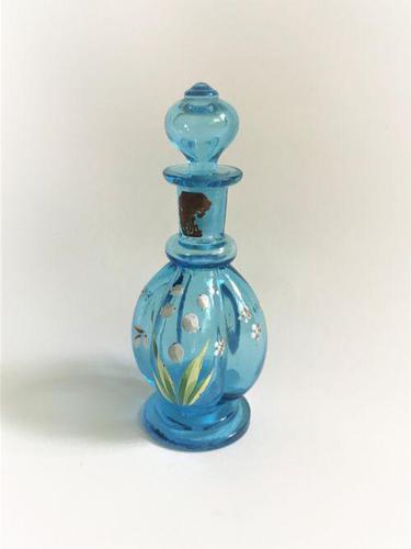 French Enamel Painted Cologne Bottle (1 of 5) French Enamel Painted Cologne Bottle (1 of 5)
