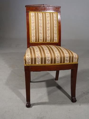 Good Mid 19th Century French Mahogany Framed Single Chair (1 of 4) Good Mid 19th Century French Mahogany Framed Single Chair (1 of 4)