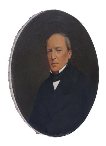 Quality Large Antique Oval Oil on Canvas Portrait Painting of a Gentleman 19th Century (1 of 4) Quality Large Antique Oval Oil on Canvas Portrait Painting of a Gentleman 19th Century (1 of 4)