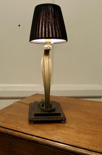 Brass Table Lamp in the Form of Hissing King Cobra (1 of 7) Brass Table Lamp in the Form of Hissing King Cobra (1 of 7)