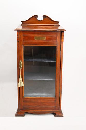 Edwardian Walnut Music Cabinet Dated 1910 (1 of 13) Edwardian Walnut Music Cabinet Dated 1910 (1 of 13)