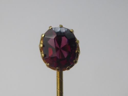 Victorian 15ct Gold Garnet Stickpin (1 of 5) Victorian 15ct Gold Garnet Stickpin (1 of 5)