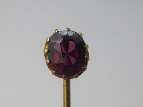 Victorian 15ct Gold Garnet Stickpin (1 of 5)