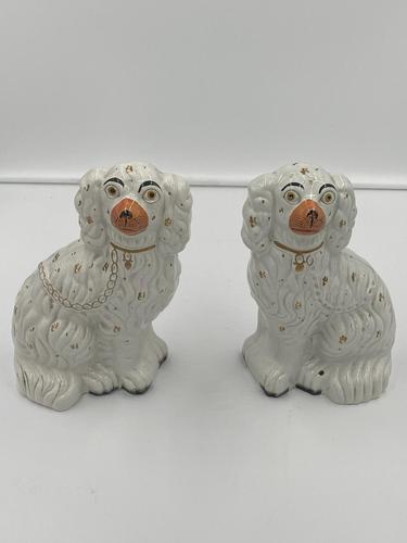 Pair of Antique Staffordshire Dogs (1 of 7)