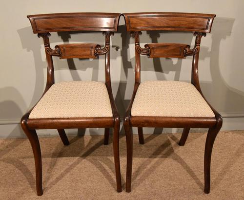 Pair of Regency Mahogany Side Chairs (1 of 7)