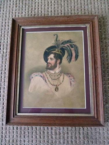 Fine 19thC Watercolour Portrait of Possibly Rob Roy McGregor ? (1 of 8)