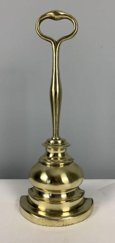 Heavy Quality Victorian Brass Doorstop Door Stop Door Porter (1 of 9)