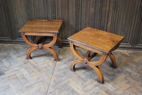 Pair of Oak Hall Benches (1 of 6) Pair of Oak Hall Benches (1 of 6)