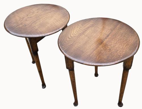 Pair of Early 20th Century Oak Cricket Tables (1 of 5) Pair of Early 20th Century Oak Cricket Tables (1 of 5)