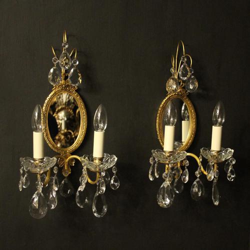 French Pair Of Twin Arm Antique Girandoles (1 of 9) French Pair Of Twin Arm Antique Girandoles (1 of 9)