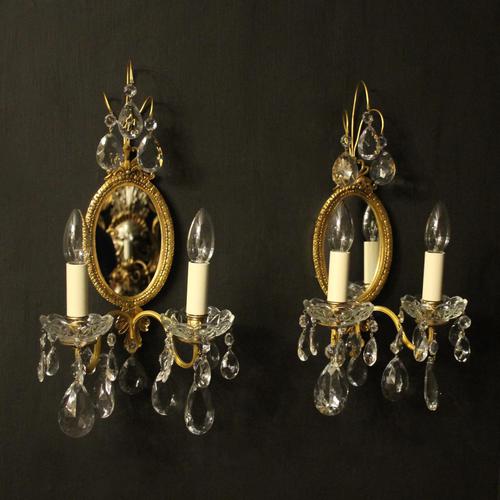 French Pair Of Twin Arm Antique Girandoles (1 of 9)