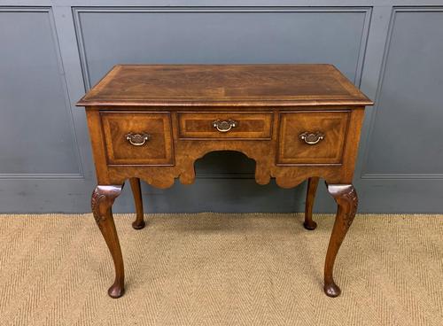 Burr Walnut Lowboy in the Queen Anne Style (1 of 15)