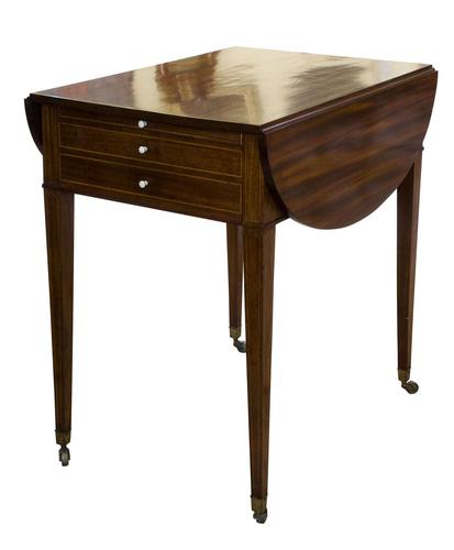 George III Sheraton Period Pembroke Games Table (1 of 8) George III Sheraton Period Pembroke Games Table (1 of 8)