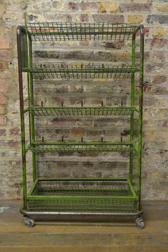 1950s Factory Shoe Trolley (1 of 5)