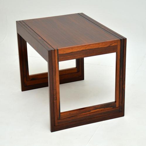 Danish Rosewood Stacking Nest of Tables by CFC Silkeborg (1 of 12)