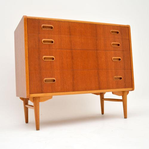 1960's Swedish Teak & Oak Vintage Chest of Drawers (1 of 12)