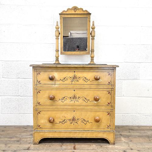 Antique Painted Pine Dressing Chest (1 of 13) Antique Painted Pine Dressing Chest (1 of 13)
