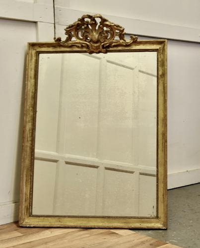 French Faded Pale Gilt Pier Mirror (1 of 7) French Faded Pale Gilt Pier Mirror (1 of 7)