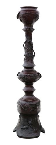 Floor standing Japanese bronze jardiniere planter Meiji (1 of 11)