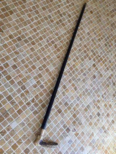 Antique Gentleman’s Walking Stick with 18ct Gold Collar (1 of 8) Antique Gentleman’s Walking Stick with 18ct Gold Collar (1 of 8)