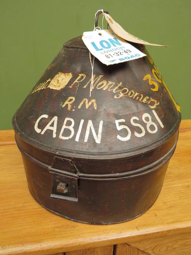 Antique Military Hat Tin Trunk, Lieutenant P Montgomery, A Quirky Bread Bin? (1 of 12) Antique Military Hat Tin Trunk, Lieutenant P Montgomery, A Quirky Bread Bin? (1 of 12)