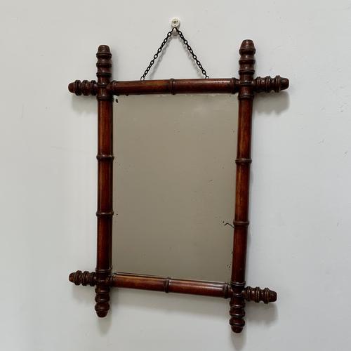 Small Faux Bamboo Mirror Portrait Style (1 of 5) Small Faux Bamboo Mirror Portrait Style (1 of 5)