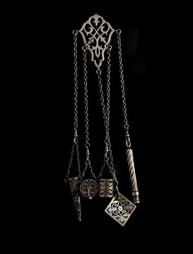 Victorian Sterling Silver Chatelaine (1 of 17)