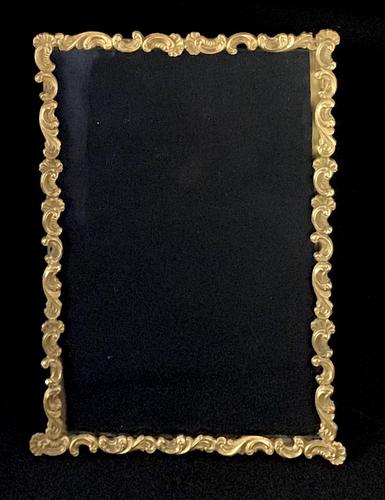 Gilt Brass Edwardian Easel Photo Frame (1 of 4)