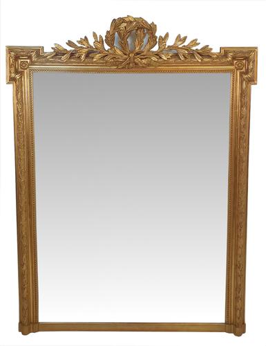 Good Quality 19th Century Gilt Overmantle Mirror (1 of 3) Good Quality 19th Century Gilt Overmantle Mirror (1 of 3)