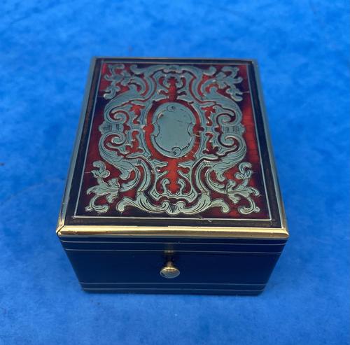 Victorian French Boulle Watch Box (1 of 14) Victorian French Boulle Watch Box (1 of 14)