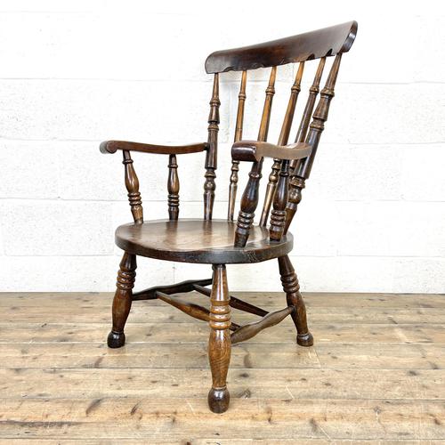 Antique 19th Century Penny Armchair (1 of 9)