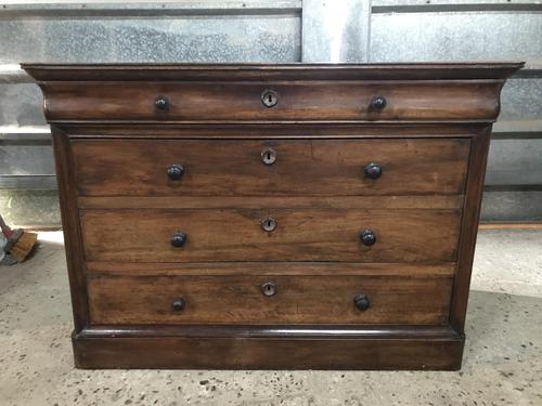 Louis Philippe 19th Century Chest of Drawers (1 of 5)