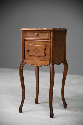 French Marble Top Bedside Cabinet 6121646 (1 of 12) French Marble Top Bedside Cabinet 6121646 (1 of 12)