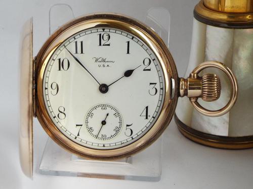 Antique Waltham Full Hunter Pocket Watch, 1920 (1 of 7)