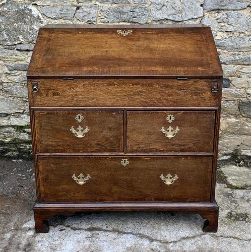 18th Century Georgian Oak Crossbanded Bureau (1 of 22) 18th Century Georgian Oak Crossbanded Bureau (1 of 22)