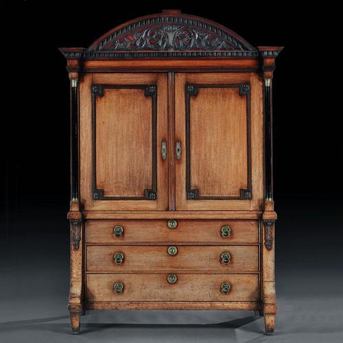 Late 18th Century Neoclassical Dutch Oak Linen Press of Wonderful Colour (1 of 6) Late 18th Century Neoclassical Dutch Oak Linen Press of Wonderful Colour (1 of 6)