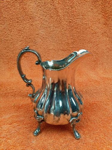 Antique Victorian Silver Plate Cream Jug c.1880 (1 of 10)