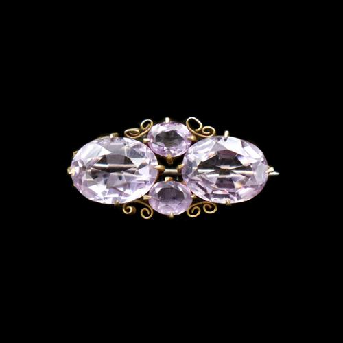 Antique Amethyst Gold on Silver Filigree Brooch Pin (1 of 9) Antique Amethyst Gold on Silver Filigree Brooch Pin (1 of 9)