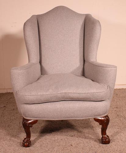 Queen Anne Armchair in Mahogany - 19th Century (1 of 9) Queen Anne Armchair in Mahogany - 19th Century (1 of 9)